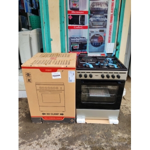 VON VCF653131NSY Freestanding Cooker – 3 Gas + 1 Electric Burners, Enamel Pan Support