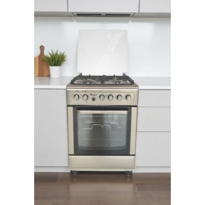 Ramtons Cooker 3G+1E 60X60cm STAINLESS STEEL Turbo Fan, Gas Sensor RC/685